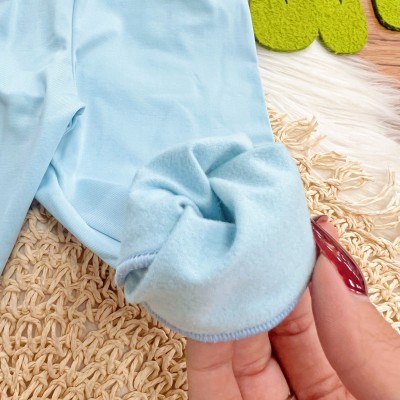 Conj. Body Manga Longa e Calça em Malha Térmica Thermo Dry - Azul Bebê